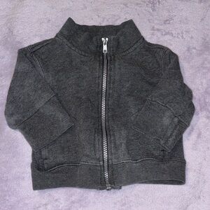 Baby Gap Boys Thick Gray Zip-Up Winter Hoodie Size 3-6 Months